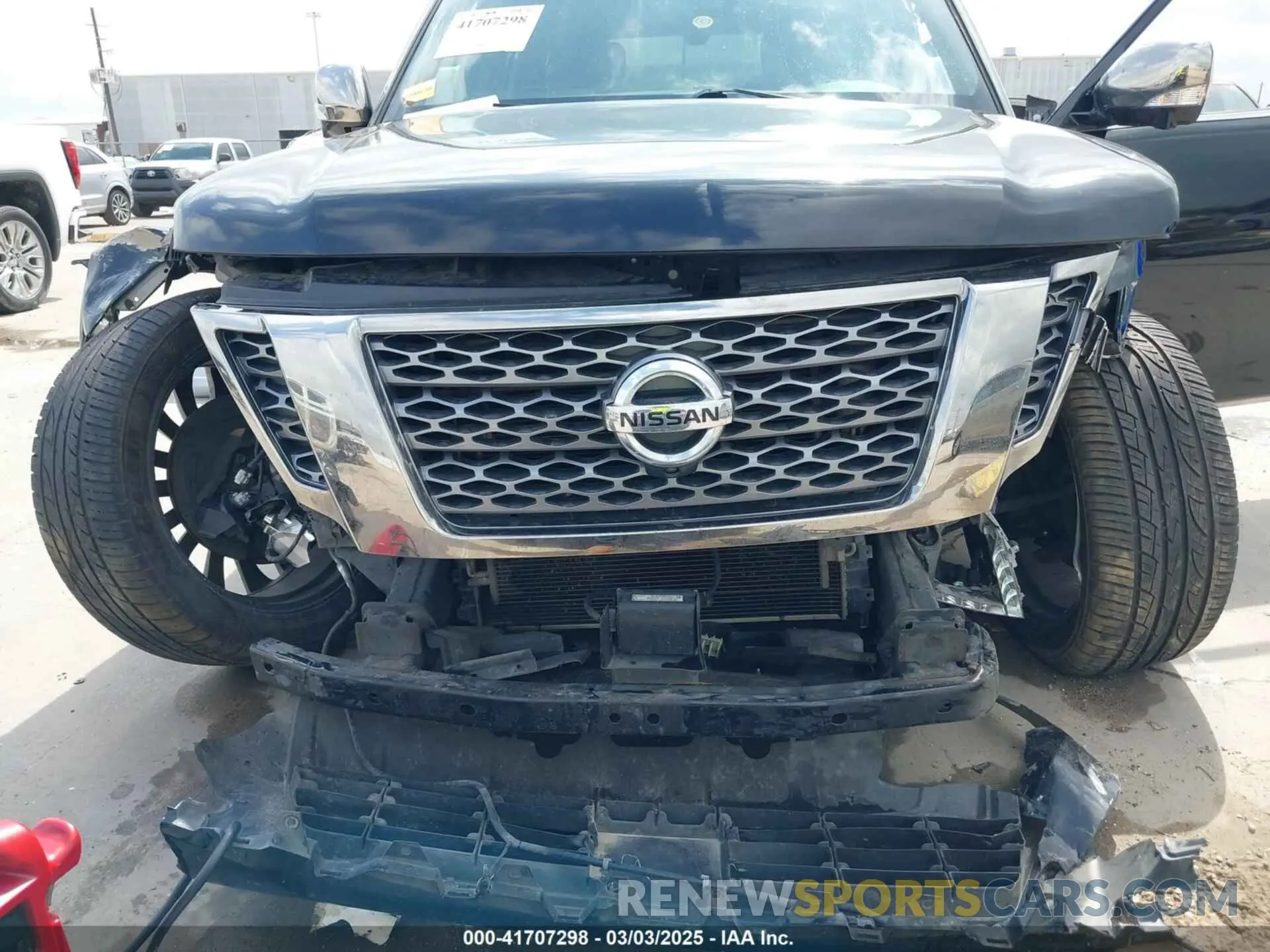 6 Photograph of a damaged car JN8AY2NF9L9360524 NISSAN ARMADA 2020