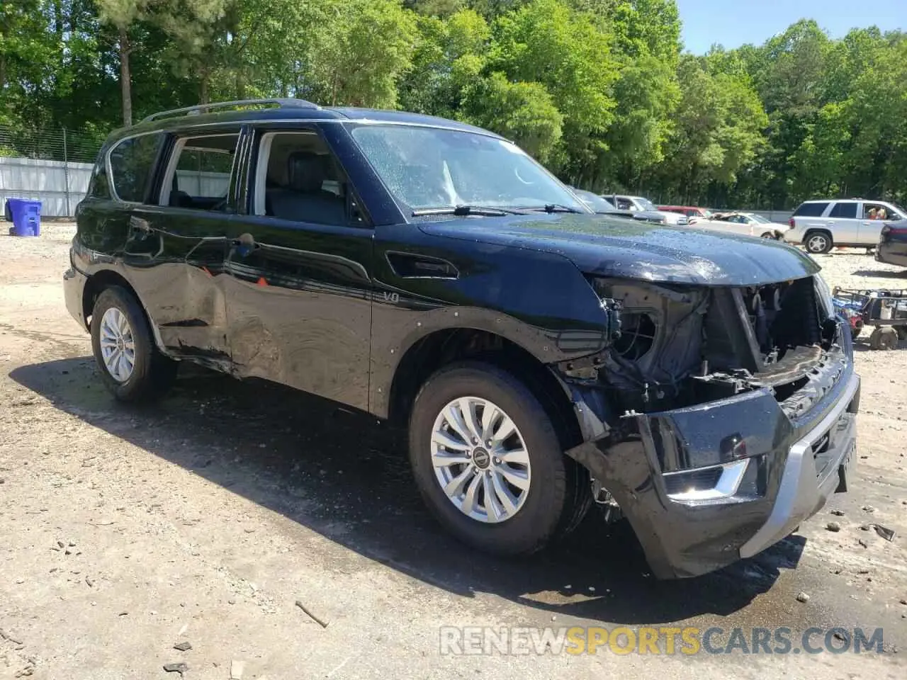 4 Photograph of a damaged car JN8AY2AC7M9145401 NISSAN ARMADA 2021