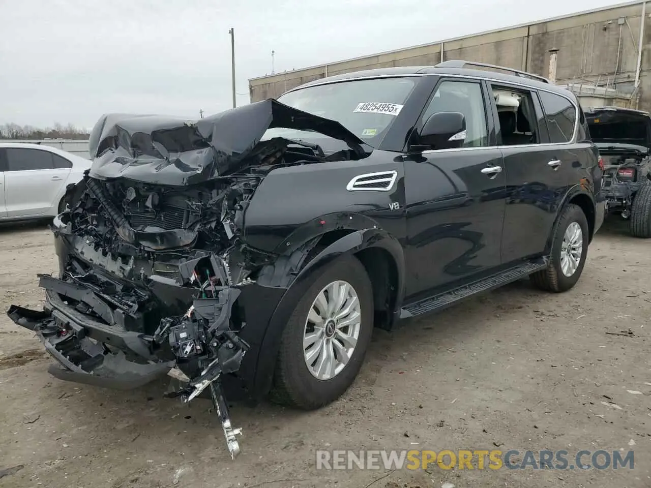 1 Photograph of a damaged car JN8AY2AD0M9660541 NISSAN ARMADA 2021