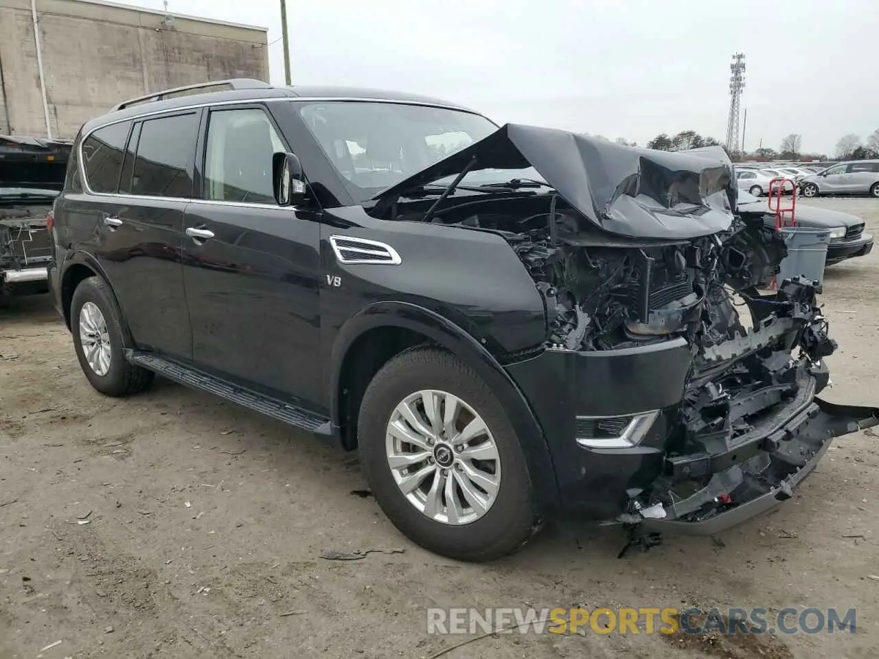 4 Photograph of a damaged car JN8AY2AD0M9660541 NISSAN ARMADA 2021