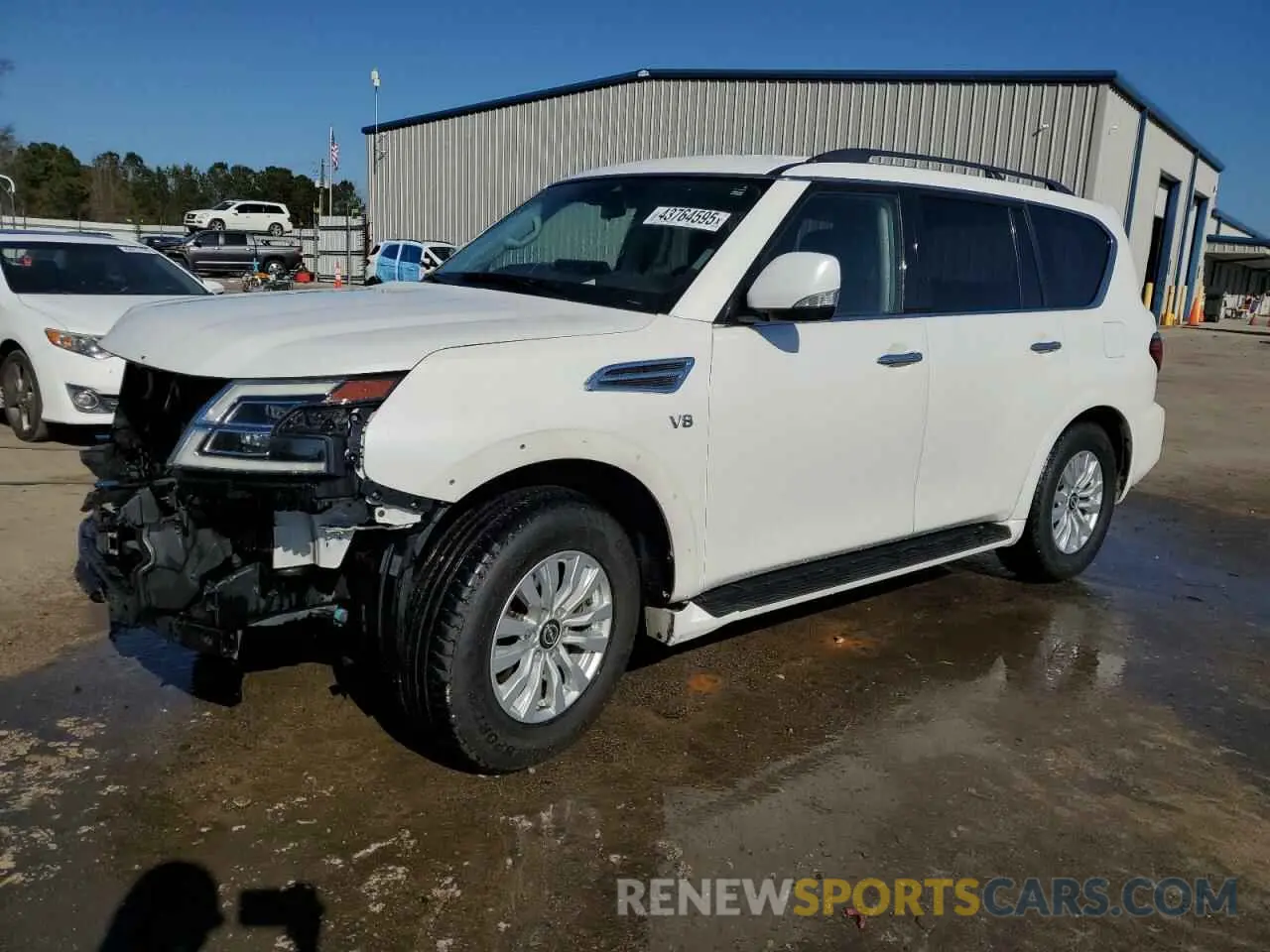 1 Photograph of a damaged car JN8AY2AD4M9662695 NISSAN ARMADA 2021