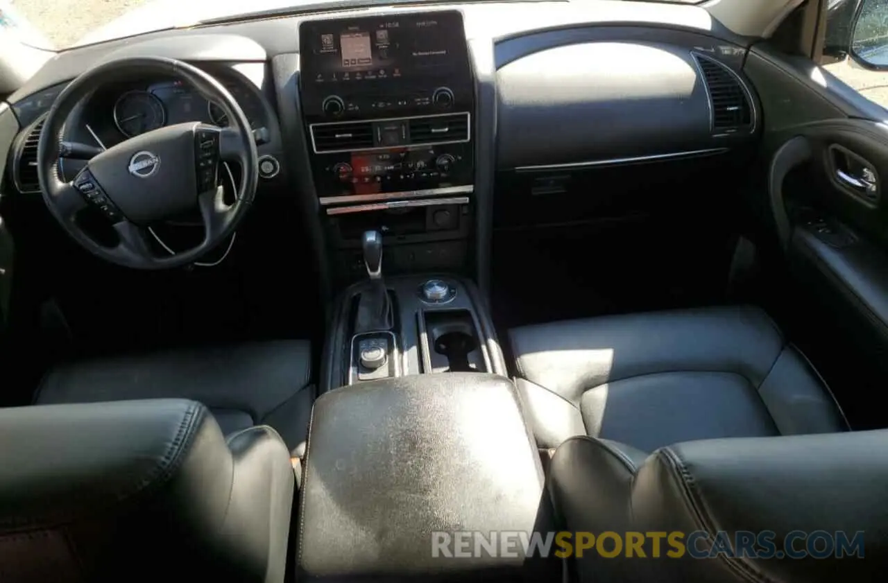 8 Photograph of a damaged car JN8AY2AD4M9662695 NISSAN ARMADA 2021