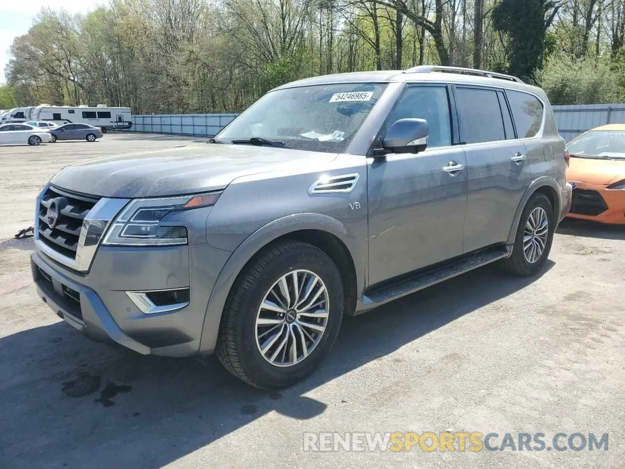 1 Photograph of a damaged car JN8AY2BA7M9371080 NISSAN ARMADA 2021