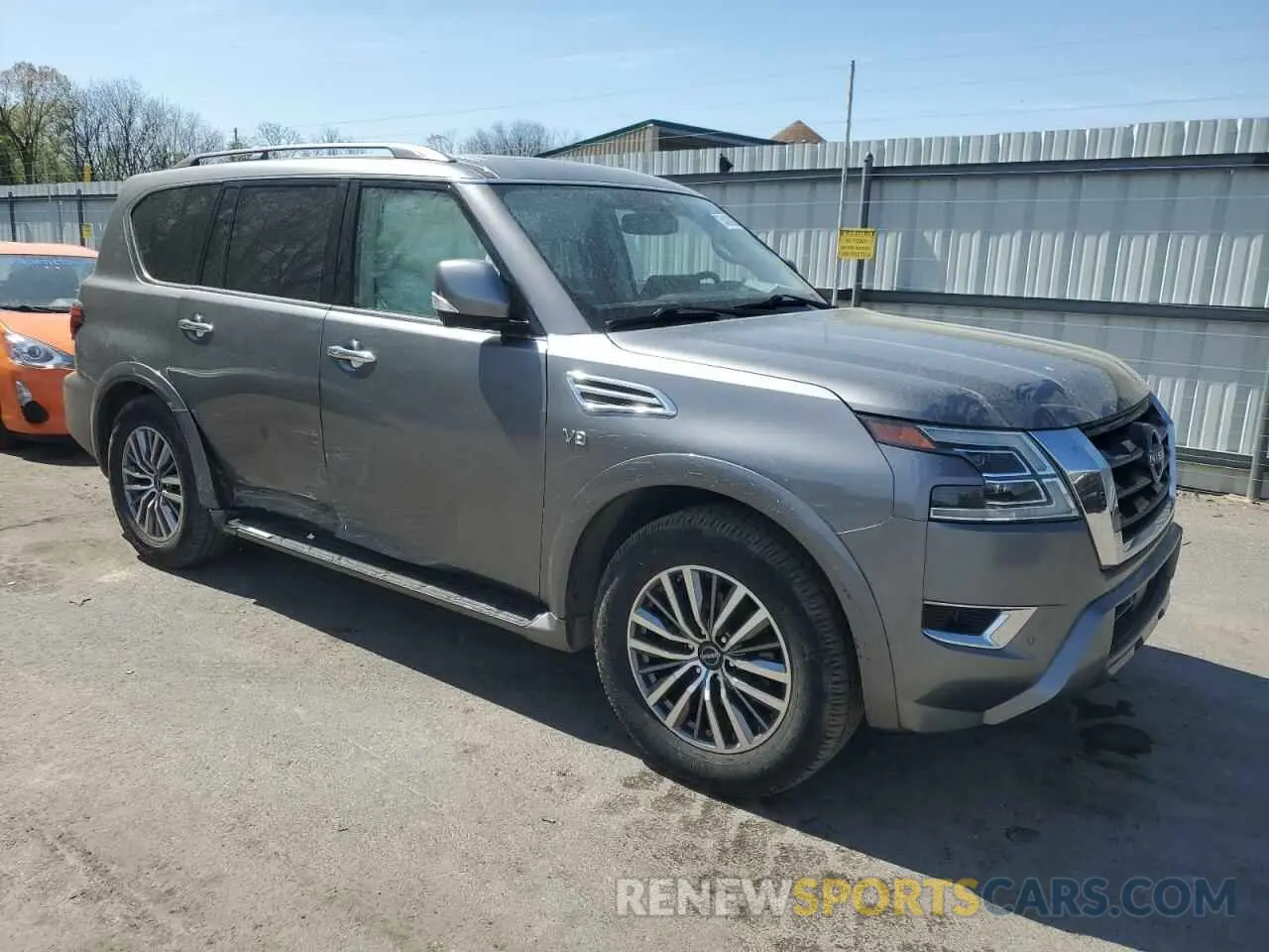 4 Photograph of a damaged car JN8AY2BA7M9371080 NISSAN ARMADA 2021