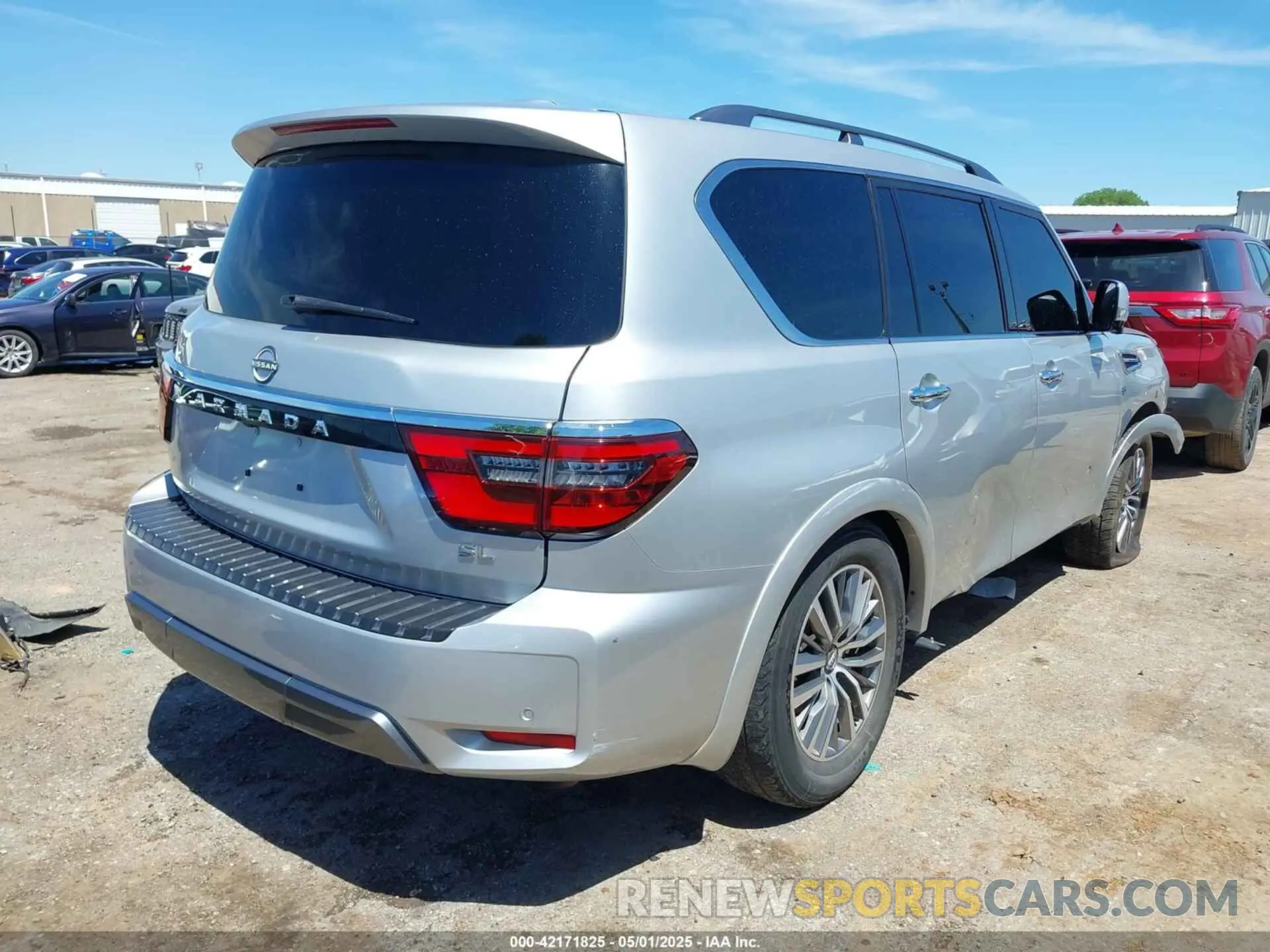 4 Photograph of a damaged car JN8AY2BA7M9371404 NISSAN ARMADA 2021