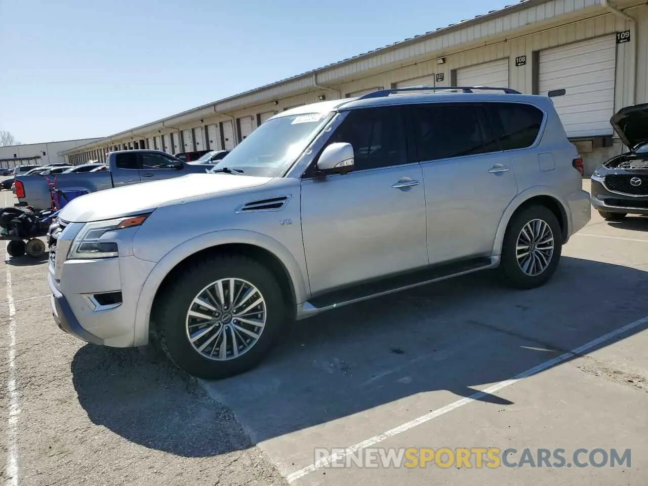 1 Photograph of a damaged car JN8AY2BAXM9374569 NISSAN ARMADA 2021