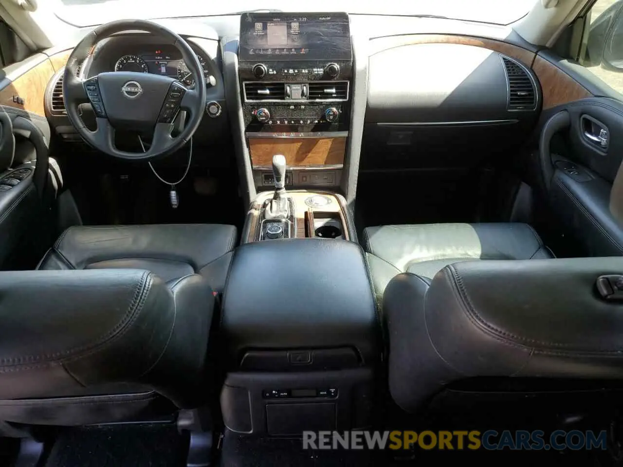 8 Photograph of a damaged car JN8AY2BAXM9374569 NISSAN ARMADA 2021