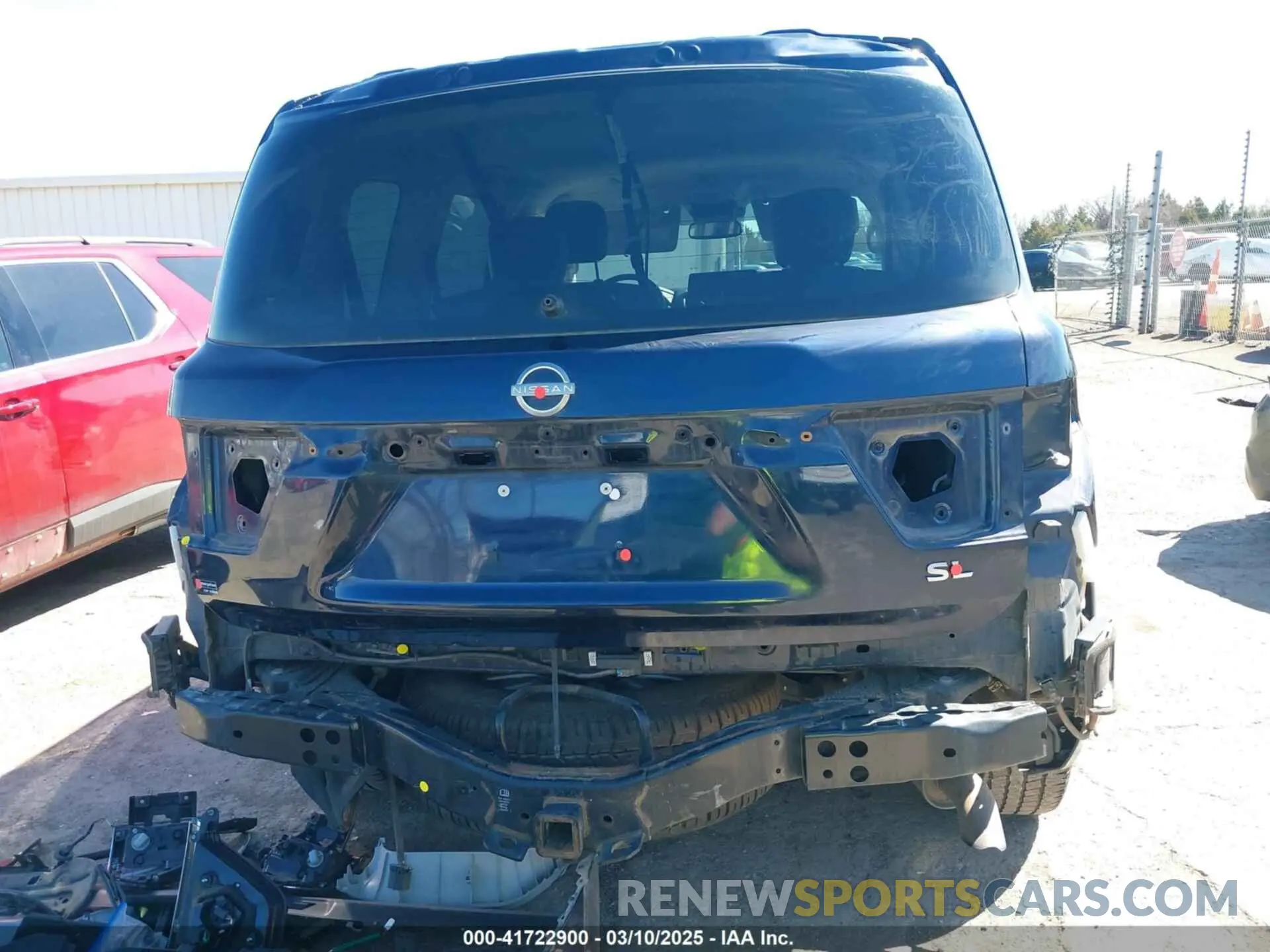 17 Photograph of a damaged car JN8AY2BB1M9792186 NISSAN ARMADA 2021