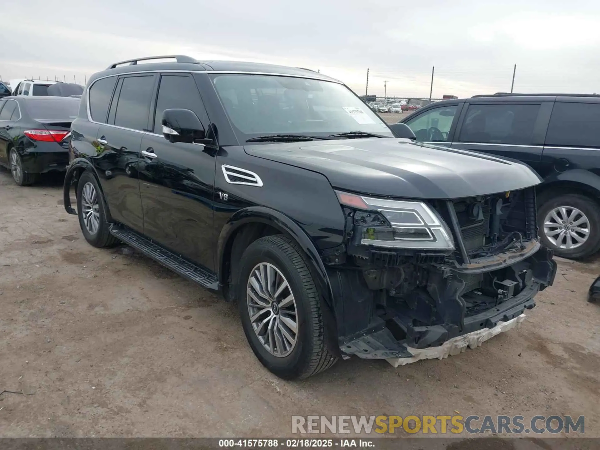 1 Photograph of a damaged car JN8AY2BB4M9792540 NISSAN ARMADA 2021