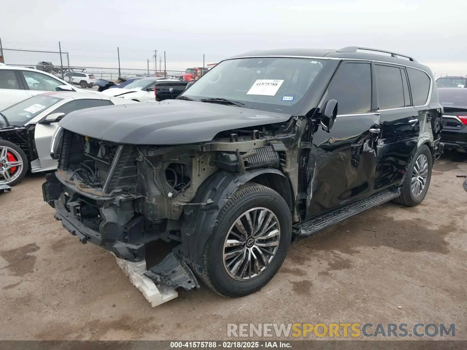 2 Photograph of a damaged car JN8AY2BB4M9792540 NISSAN ARMADA 2021