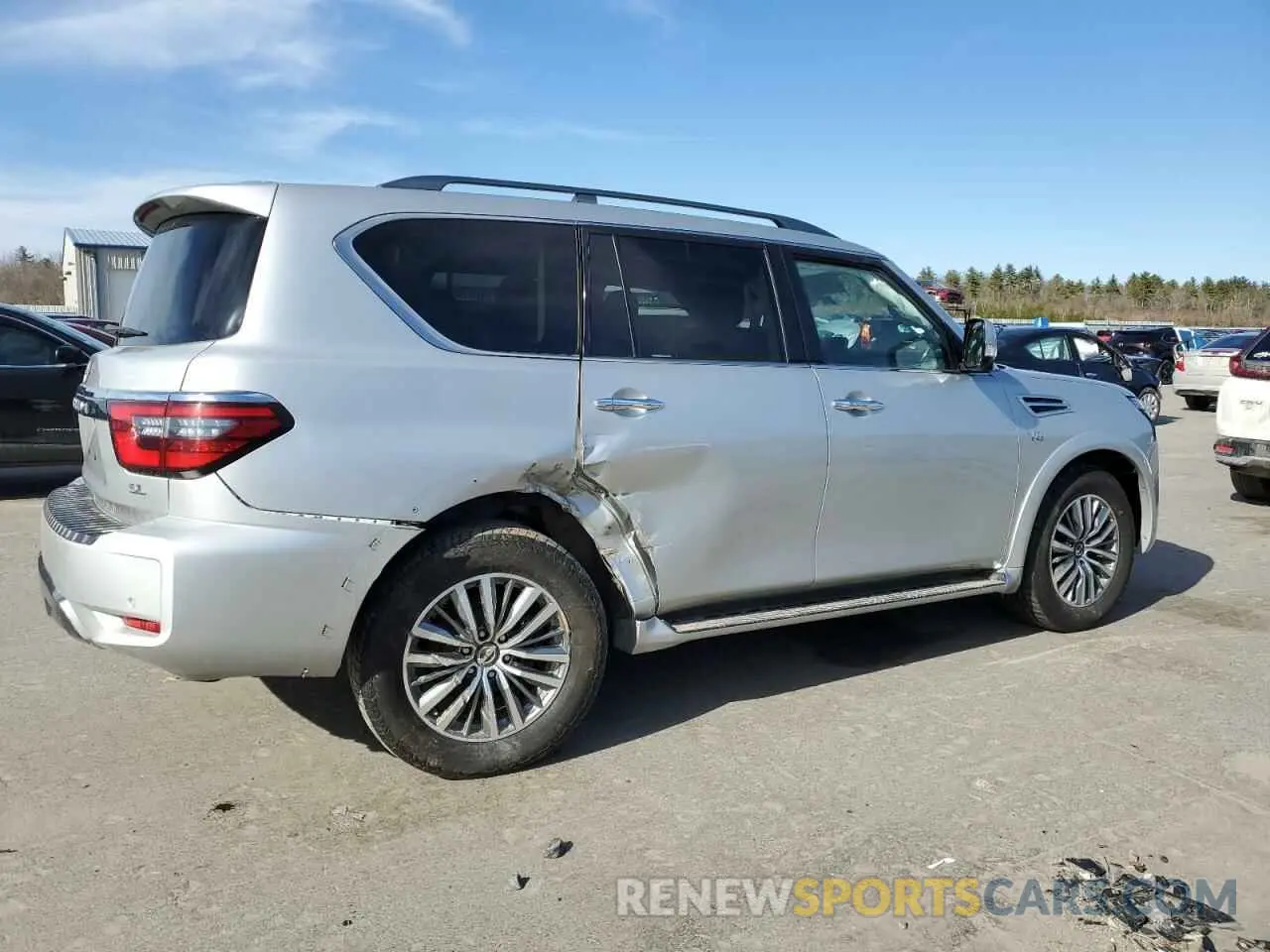 3 Photograph of a damaged car JN8AY2BB6M9792149 NISSAN ARMADA 2021