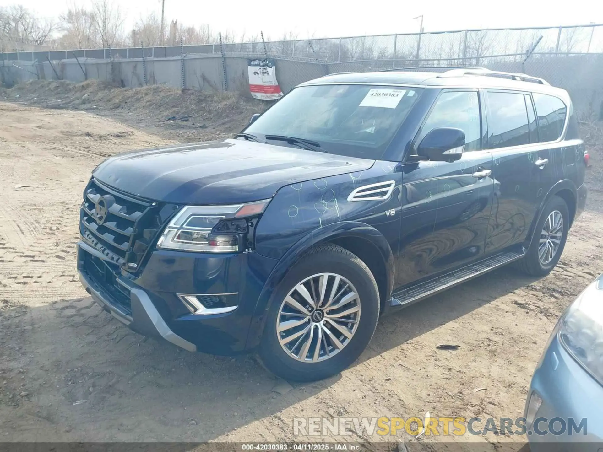 2 Photograph of a damaged car JN8AY2BB7M9795240 NISSAN ARMADA 2021