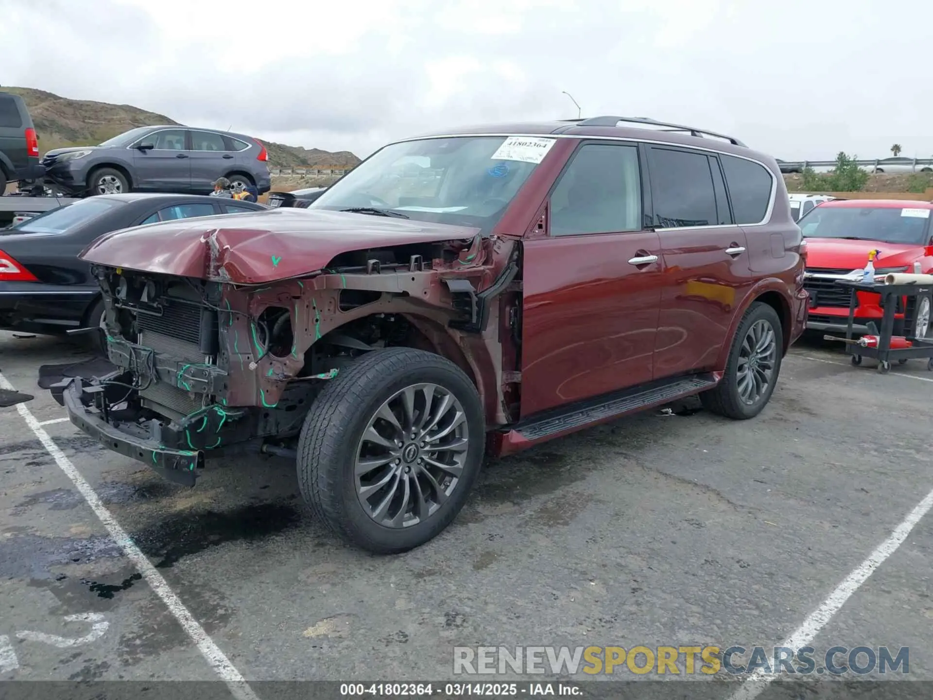 2 Фотография поврежденного автомобиля JN8AY2DA6M9373352 NISSAN ARMADA 2021