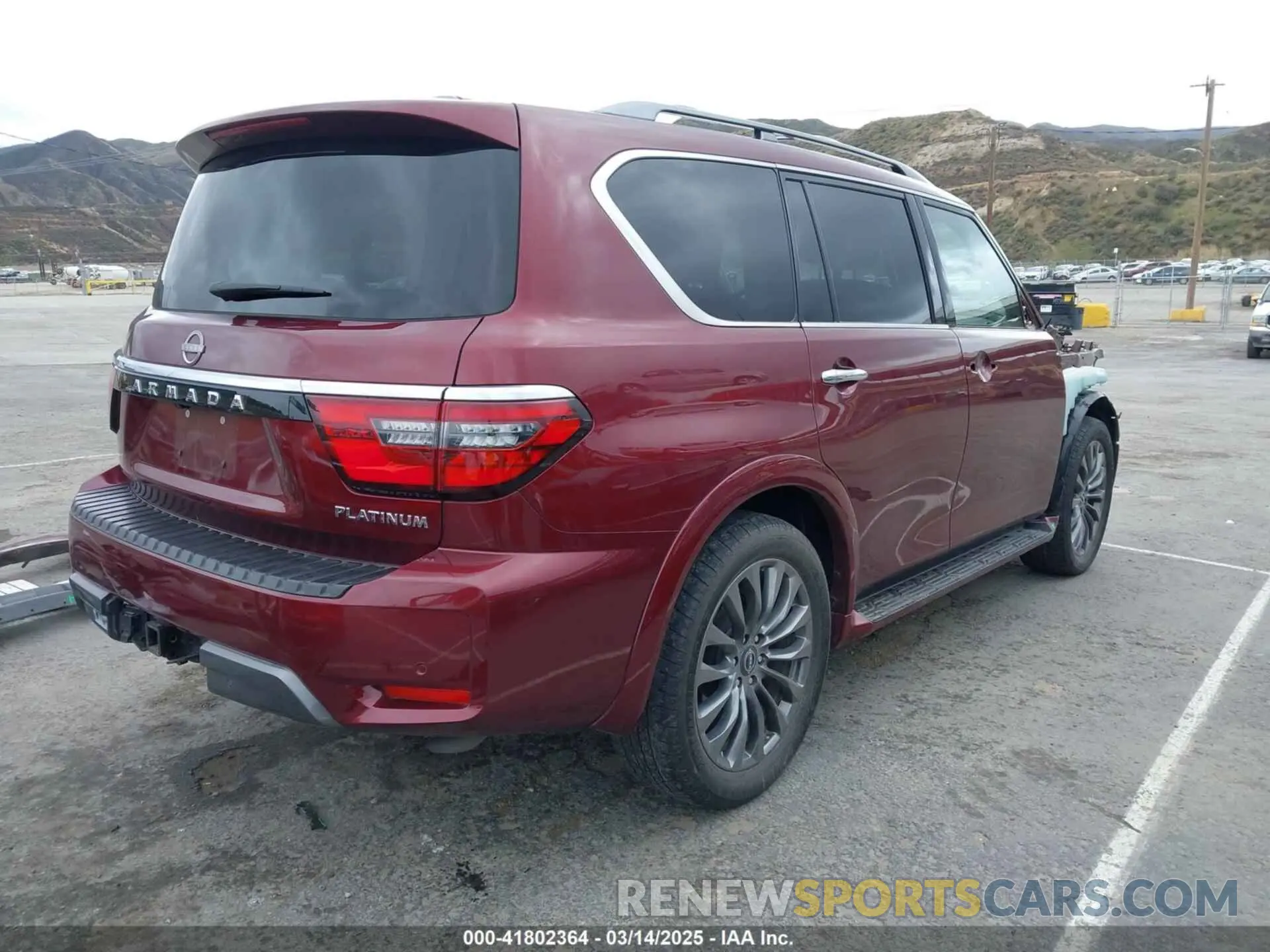 4 Фотография поврежденного автомобиля JN8AY2DA6M9373352 NISSAN ARMADA 2021