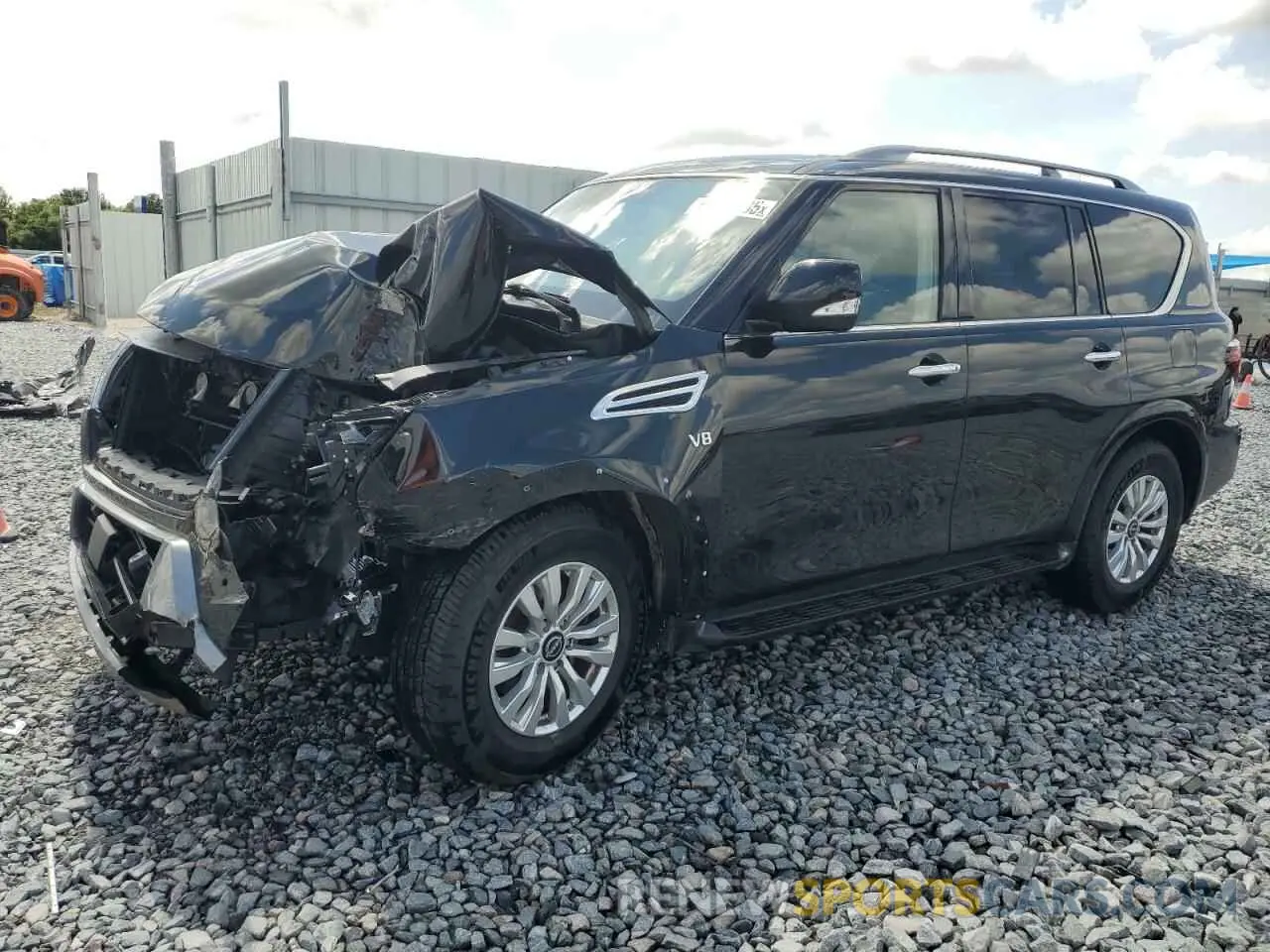 1 Фотография поврежденного автомобиля JN8AY2AC6N9161655 NISSAN ARMADA 2022