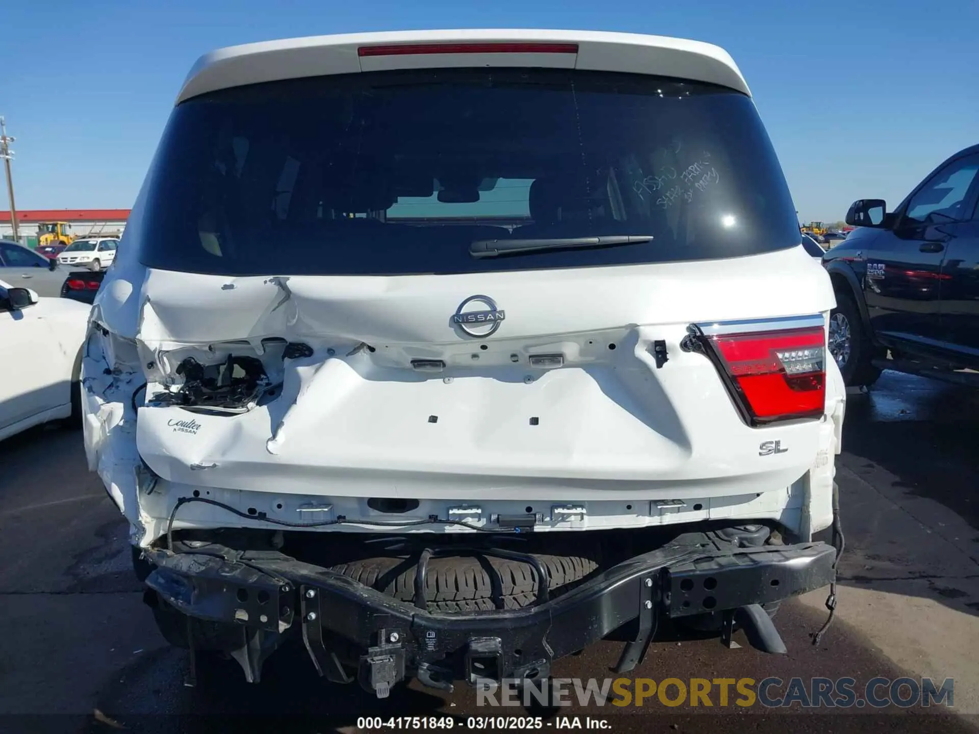 6 Photograph of a damaged car JN8AY2BB0N9813188 NISSAN ARMADA 2022
