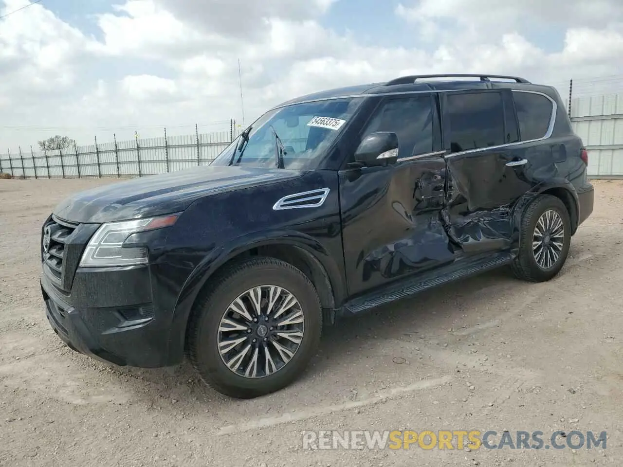1 Photograph of a damaged car JN8AY2BB9N9810015 NISSAN ARMADA 2022
