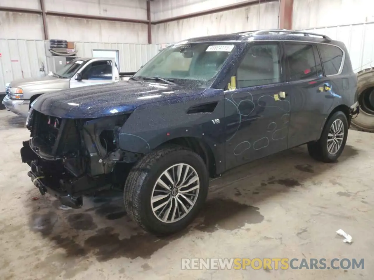 1 Photograph of a damaged car JN8AY2BC1N9162355 NISSAN ARMADA 2022