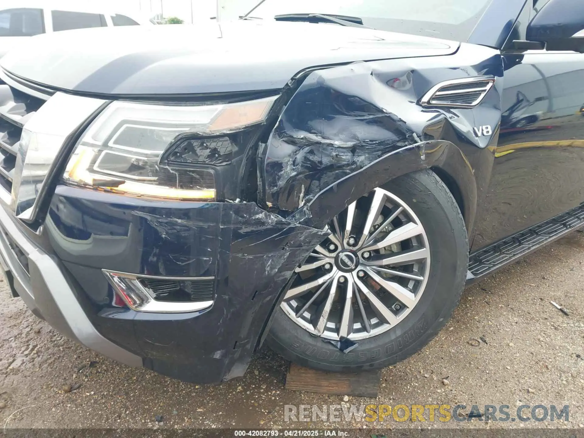 6 Photograph of a damaged car JN8AY2BC6N9162450 NISSAN ARMADA 2022