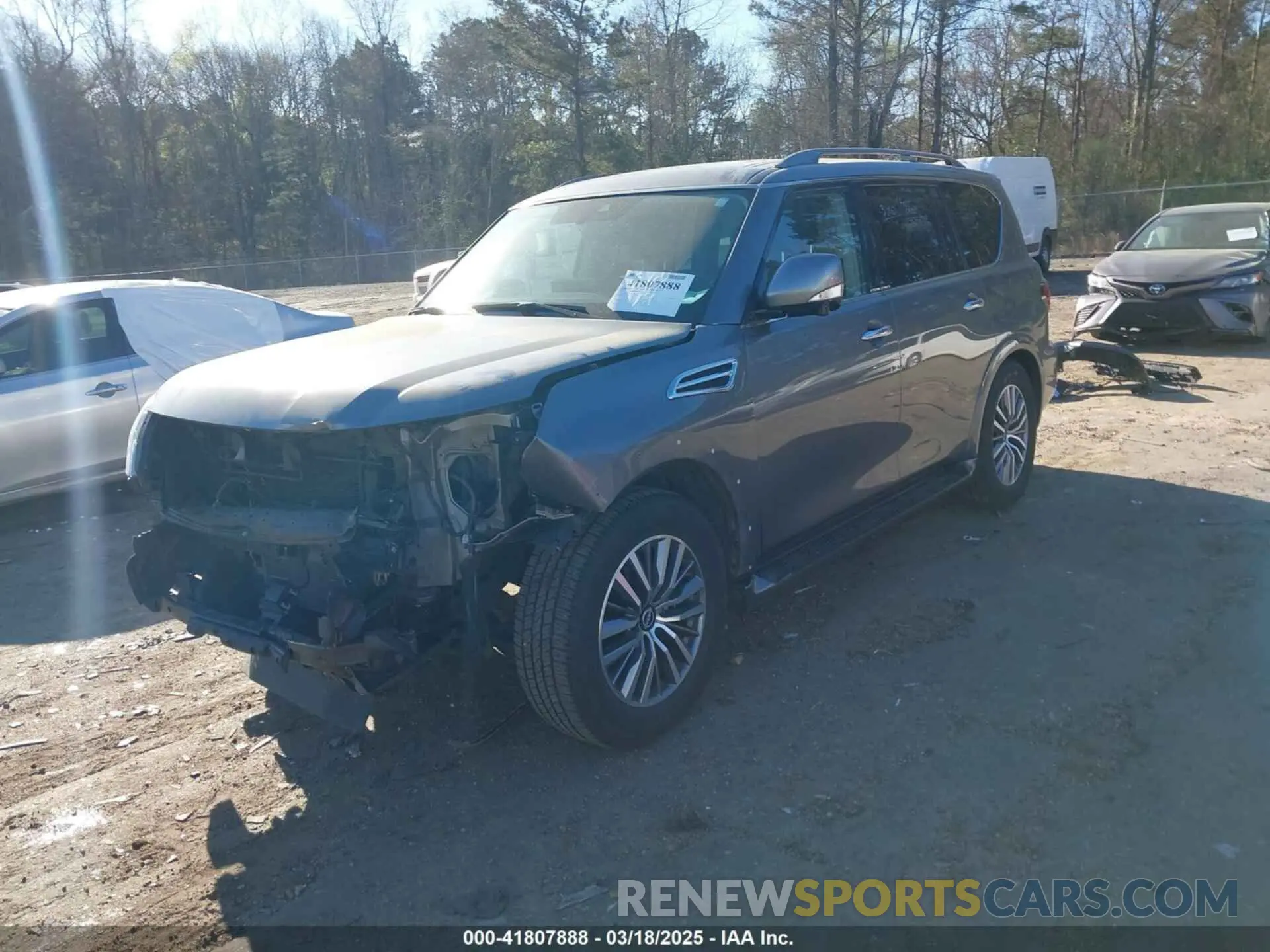 2 Photograph of a damaged car JN8AY2BA6P9402288 NISSAN ARMADA 2023
