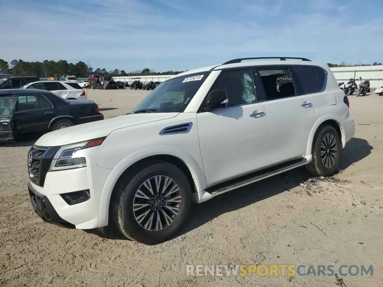 1 Photograph of a damaged car JN8AY2BB4P9830966 NISSAN ARMADA 2023