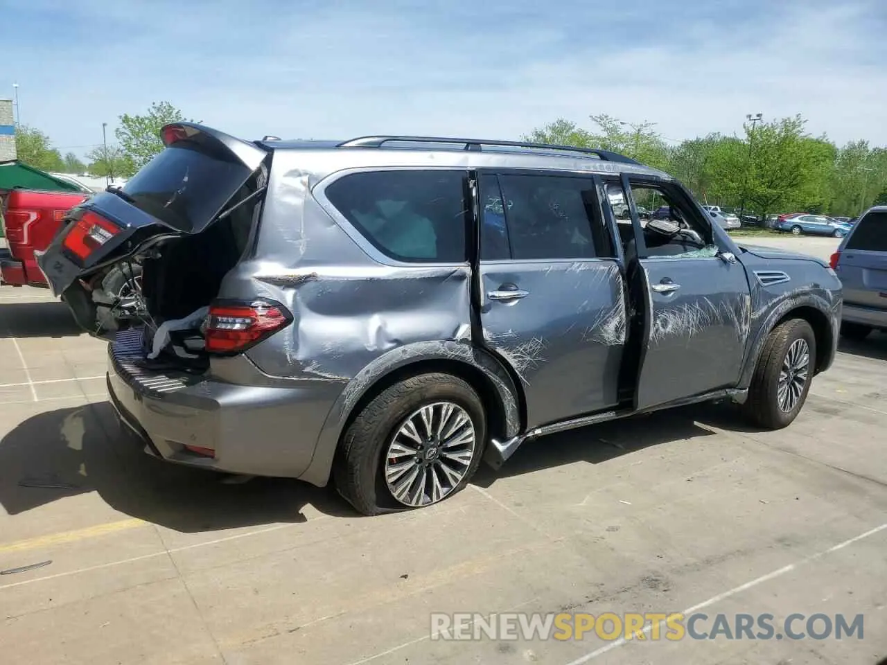 3 Photograph of a damaged car JN8AY2BBXP9833063 NISSAN ARMADA 2023