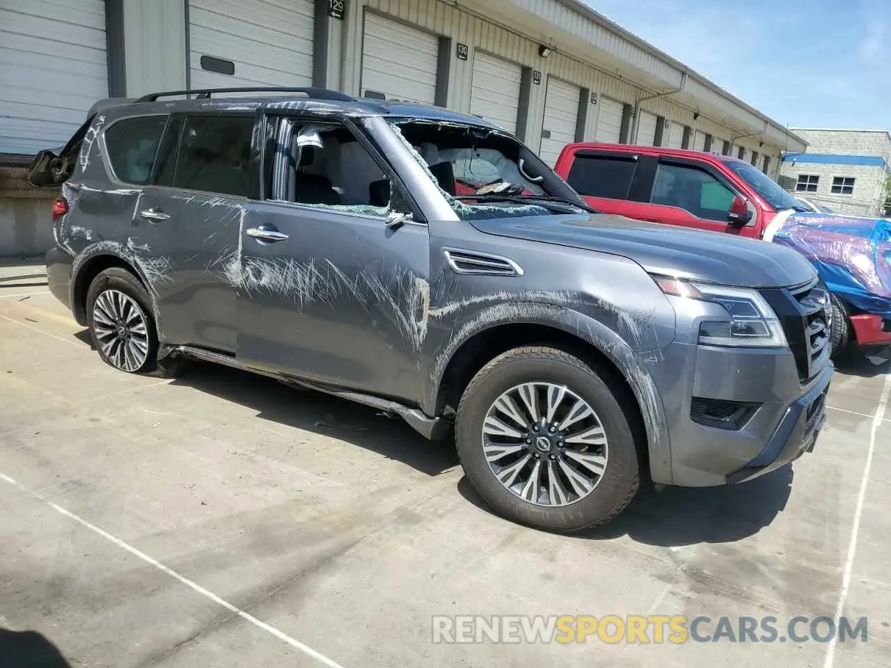 4 Photograph of a damaged car JN8AY2BBXP9833063 NISSAN ARMADA 2023