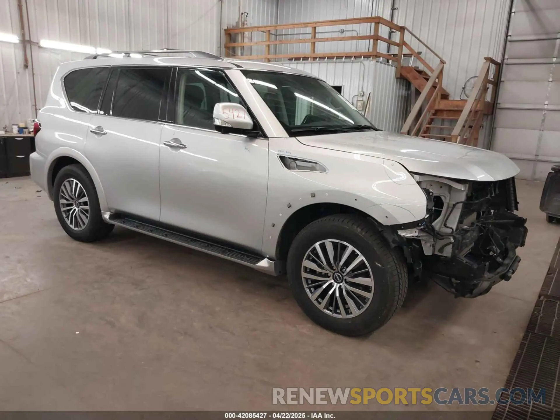 1 Photograph of a damaged car JN8AY2BD8P9690793 NISSAN ARMADA 2023