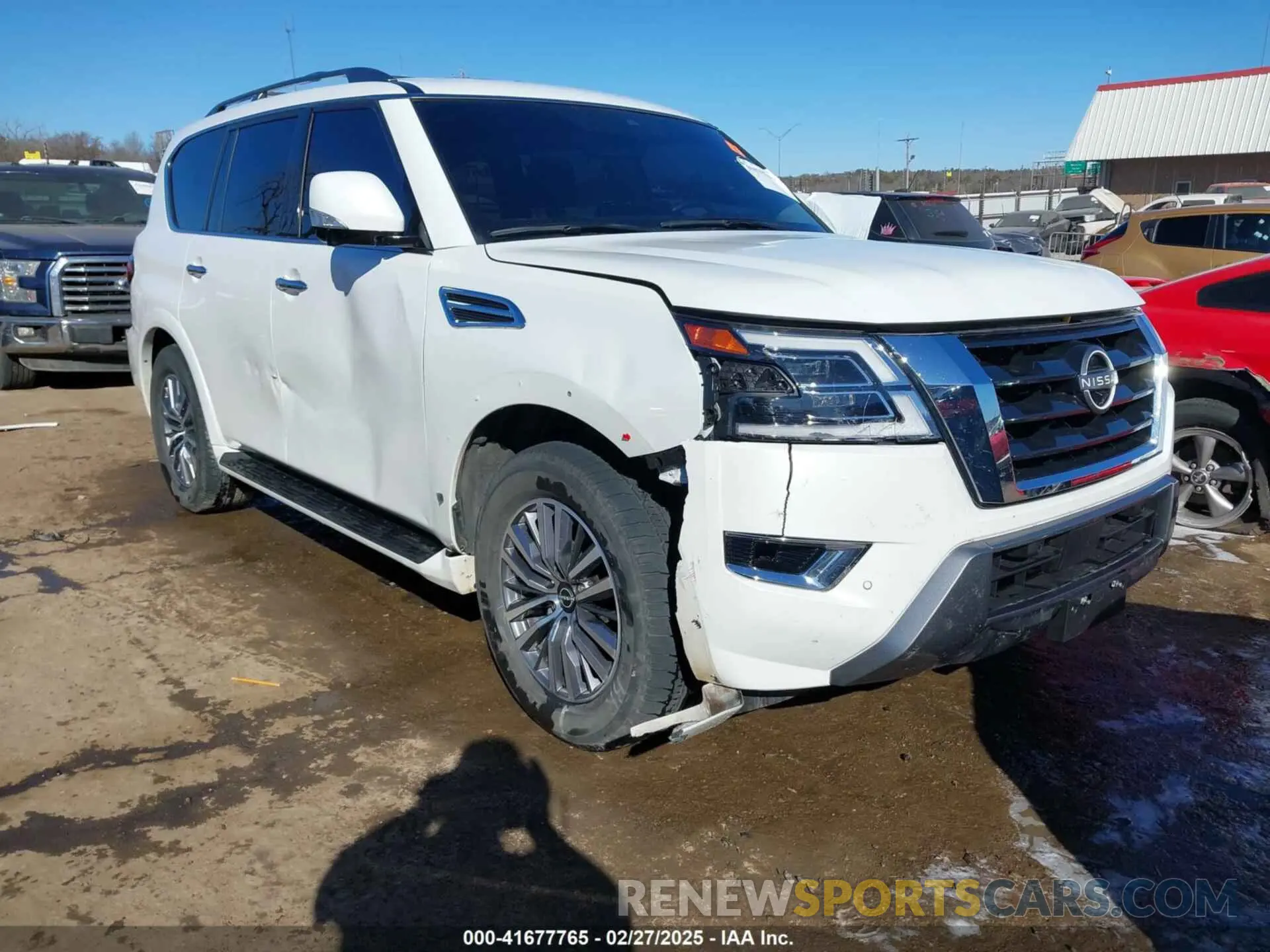 1 Photograph of a damaged car JN8AY2BD8P9693841 NISSAN ARMADA 2023