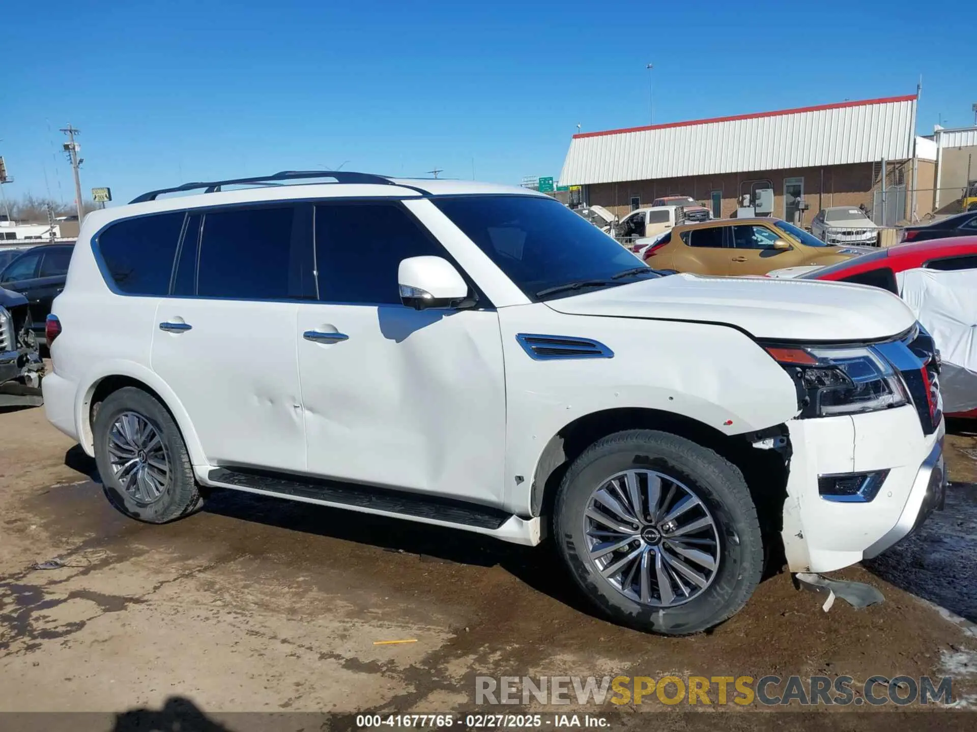 14 Photograph of a damaged car JN8AY2BD8P9693841 NISSAN ARMADA 2023