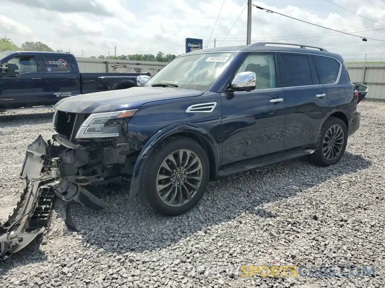 1 Photograph of a damaged car JN8AY2DB4P9834836 NISSAN ARMADA 2023