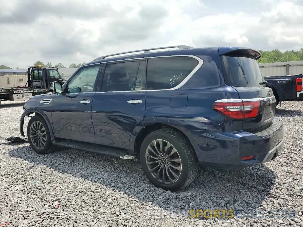 2 Photograph of a damaged car JN8AY2DB4P9834836 NISSAN ARMADA 2023