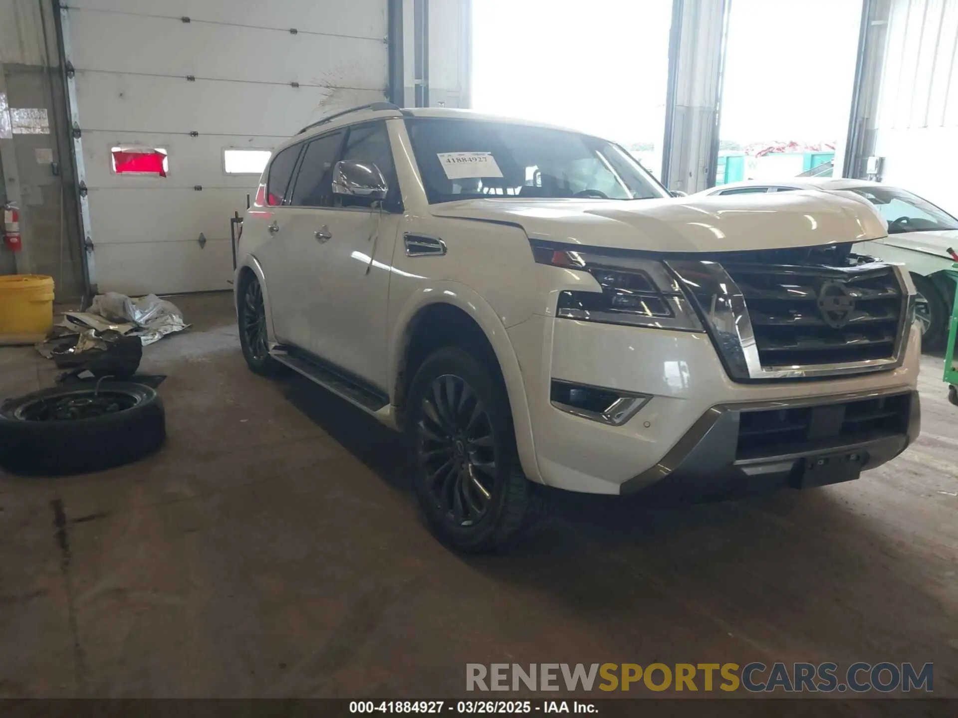 1 Photograph of a damaged car JN8AY2DBXP9836980 NISSAN ARMADA 2023