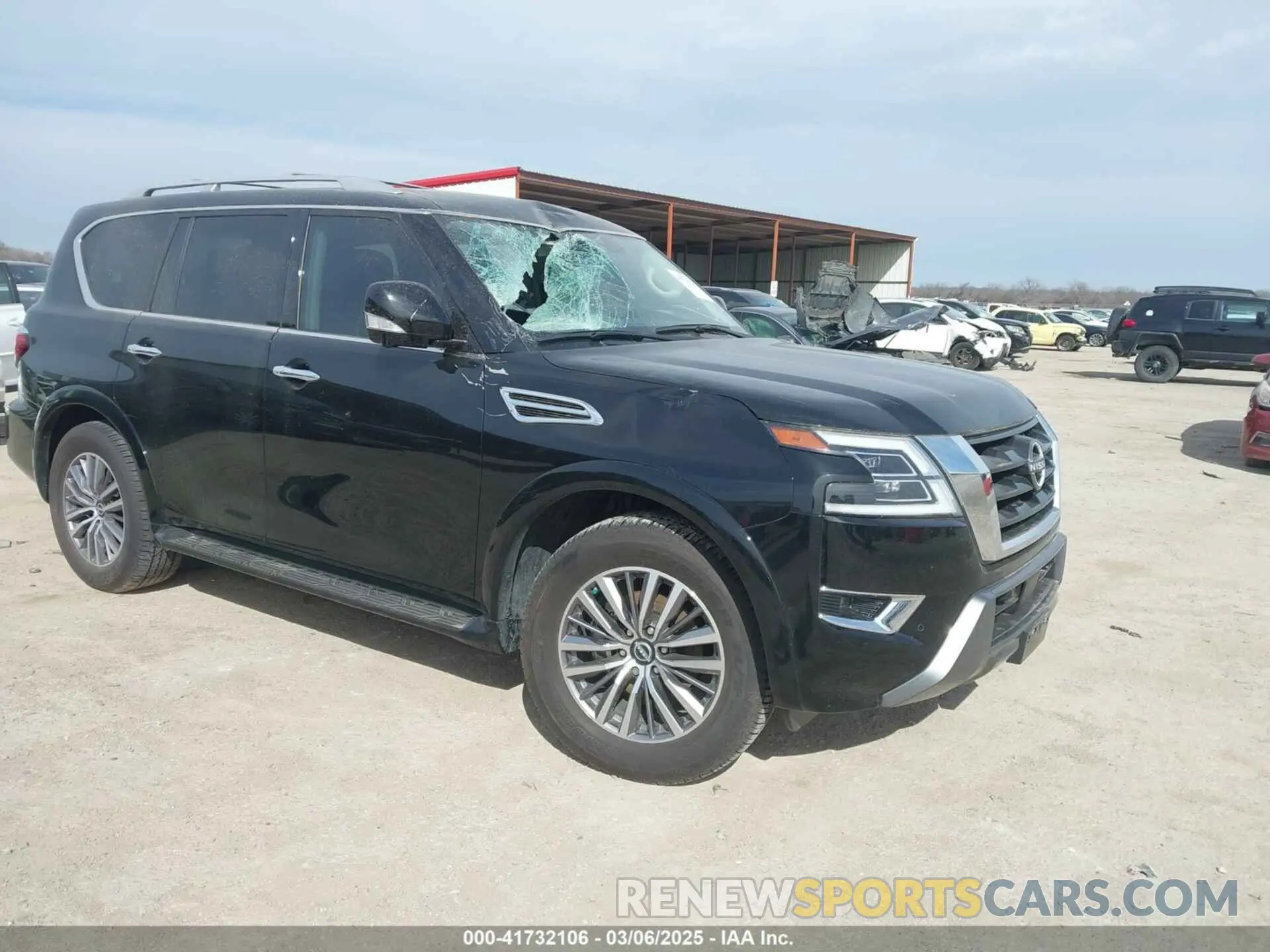 1 Photograph of a damaged car JN8AY2BD1R9707307 NISSAN ARMADA 2024