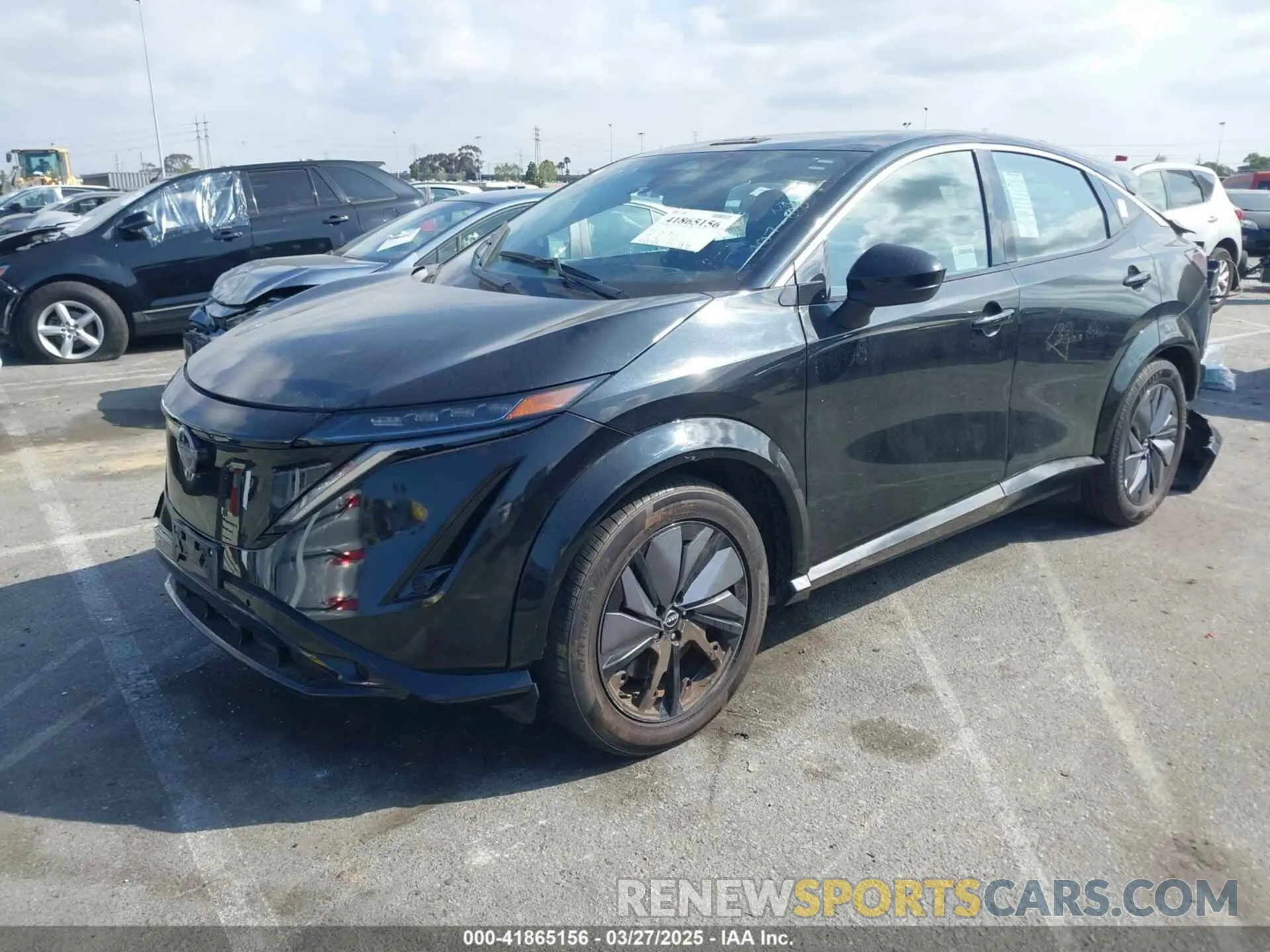 2 Photograph of a damaged car JN1AF0BA3PM407065 NISSAN ARYIA 2023