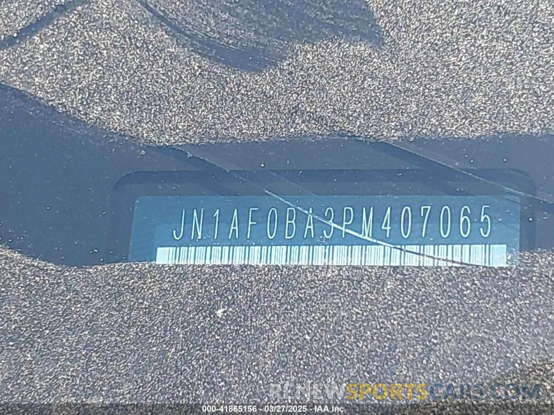 9 Photograph of a damaged car JN1AF0BA3PM407065 NISSAN ARYIA 2023