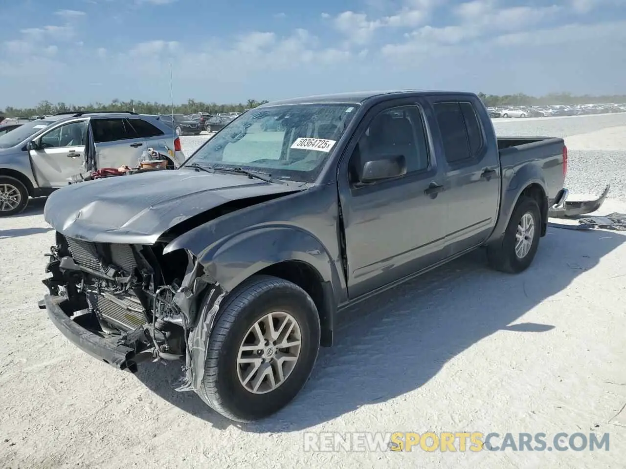 1 Photograph of a damaged car 1N6AD0ER1KN878362 NISSAN FRONTIER 2019