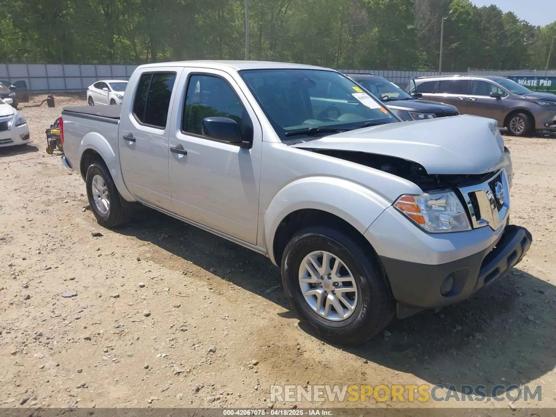 1 Photograph of a damaged car 1N6AD0ER6KN727579 NISSAN FRONTIER 2019