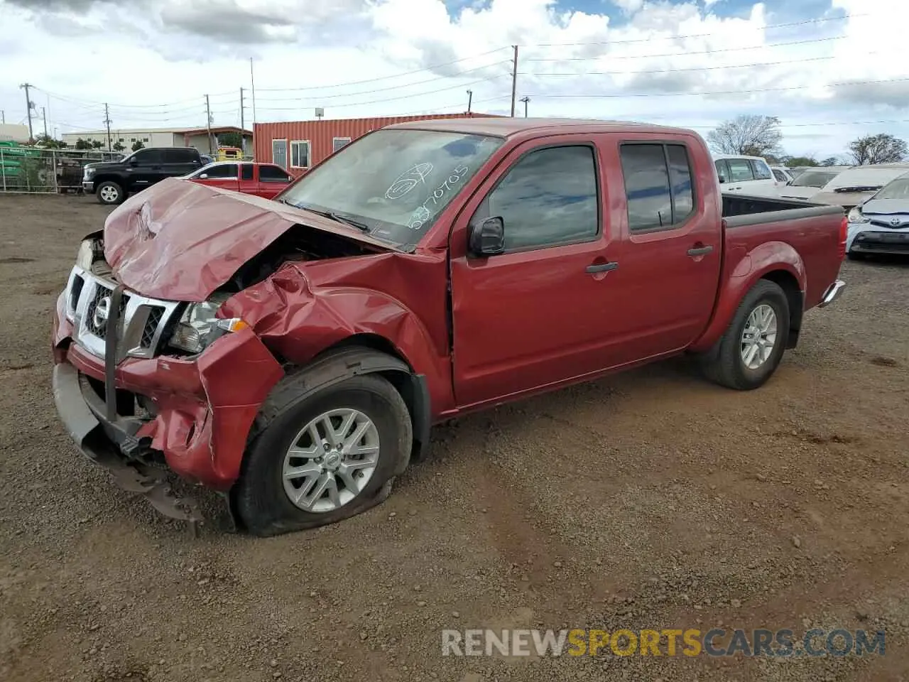 1 Photograph of a damaged car 1N6AD0ER9KN762066 NISSAN FRONTIER 2019
