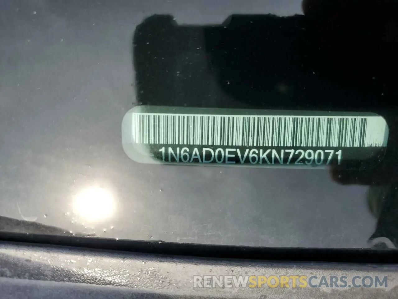 12 Фотография поврежденного автомобиля 1N6AD0EV6KN729071 NISSAN FRONTIER 2019