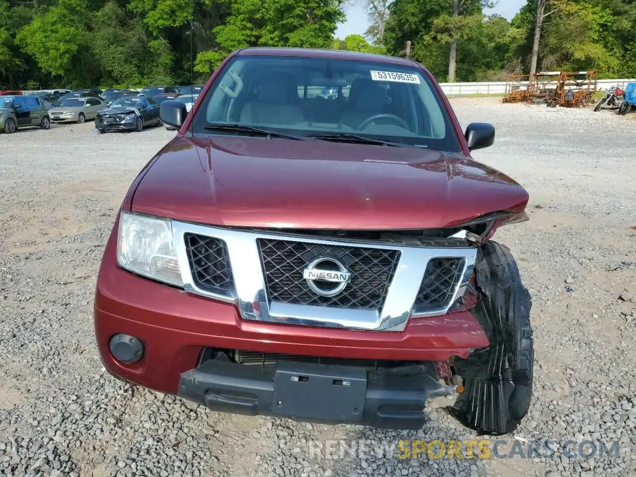 5 Photograph of a damaged car 1N6DD0ER1KN876107 NISSAN FRONTIER 2019