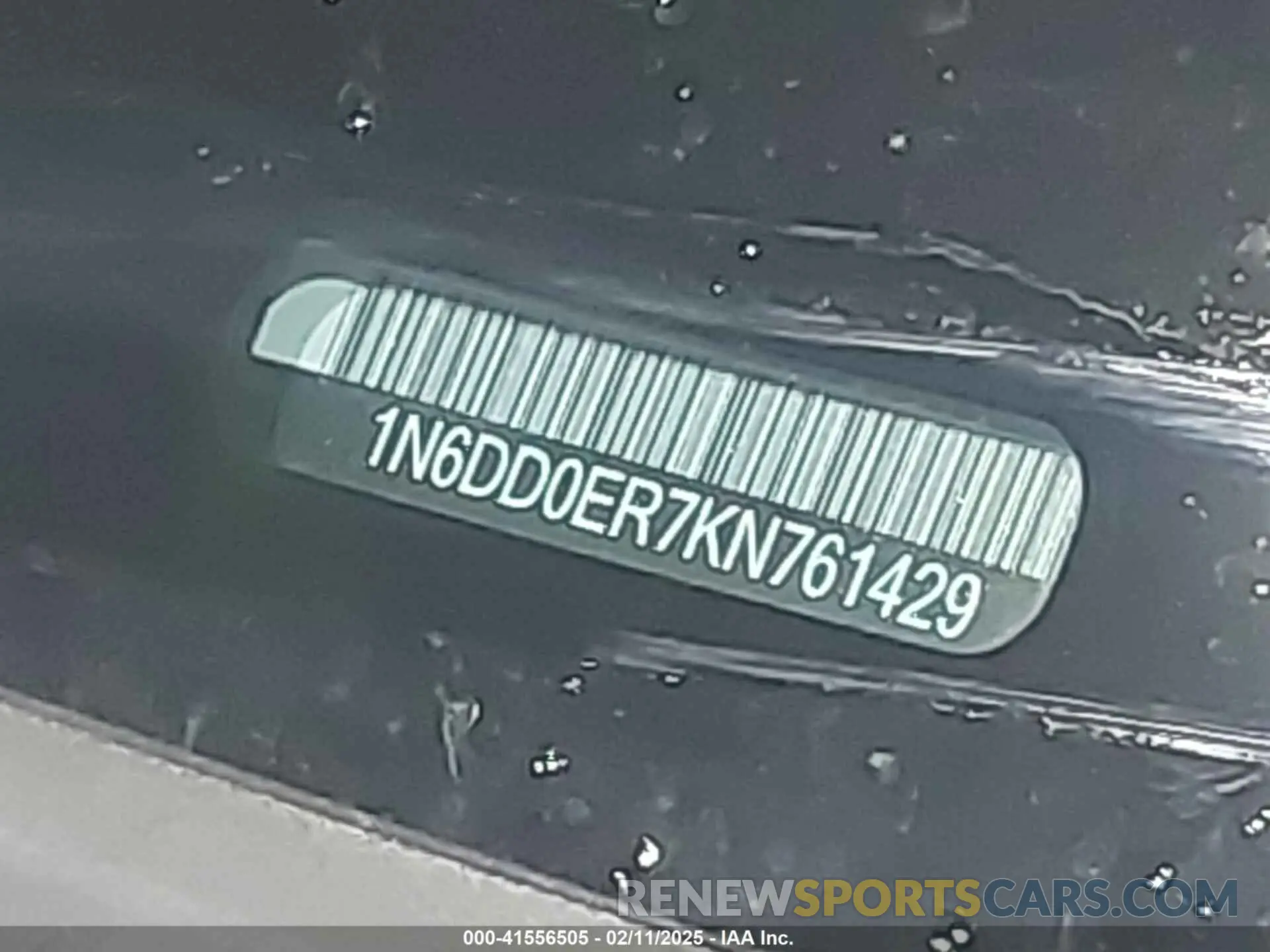 9 Photograph of a damaged car 1N6DD0ER7KN761429 NISSAN FRONTIER 2019