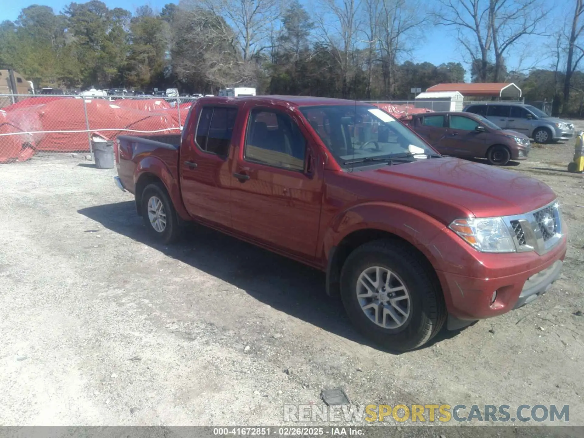 1 Photograph of a damaged car 1N6ED0EA6LN708494 NISSAN FRONTIER 2020