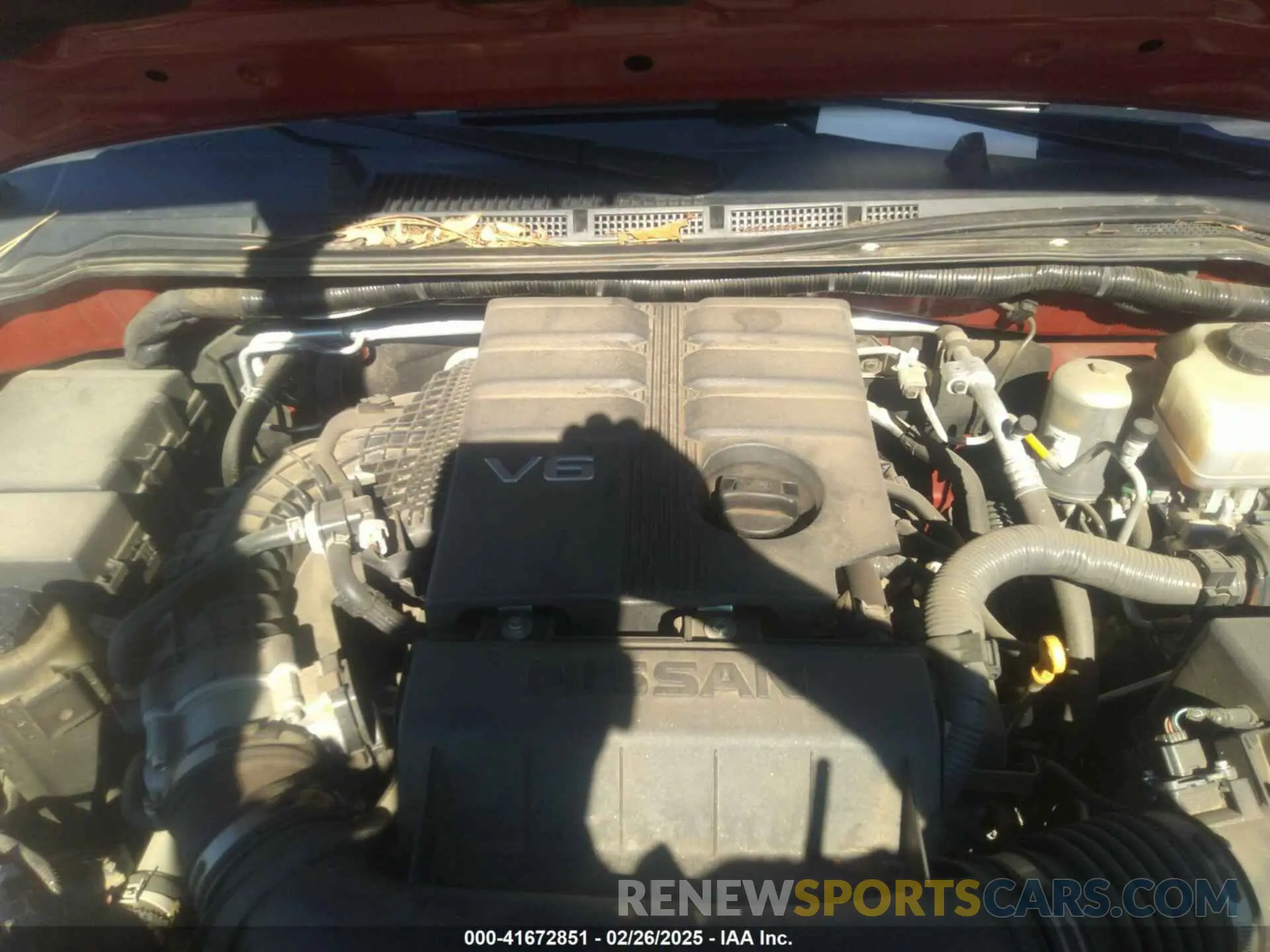 10 Photograph of a damaged car 1N6ED0EA6LN708494 NISSAN FRONTIER 2020