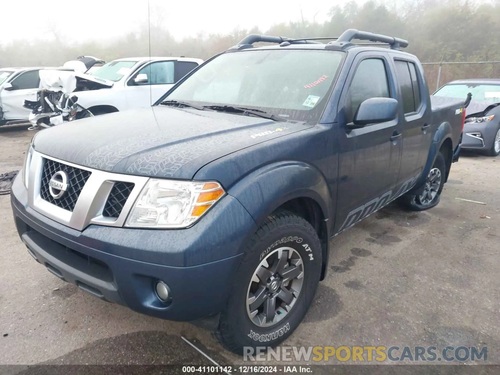 2 Photograph of a damaged car 1N6ED0EB6LN723313 NISSAN FRONTIER 2020