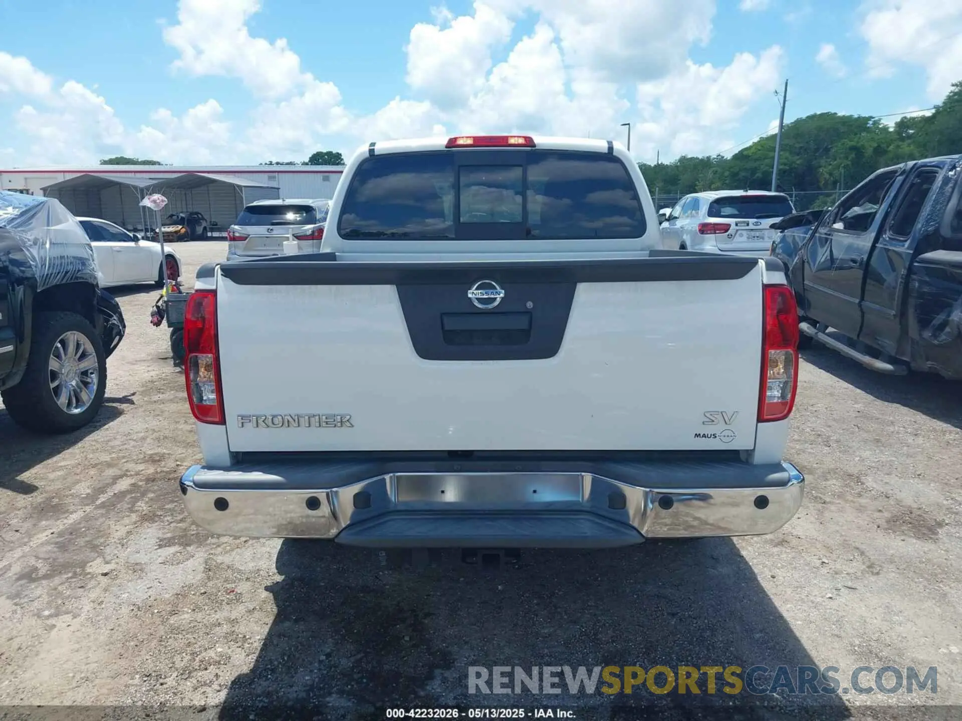 16 Photograph of a damaged car 1N6ED0EA8MN709955 NISSAN FRONTIER 2021