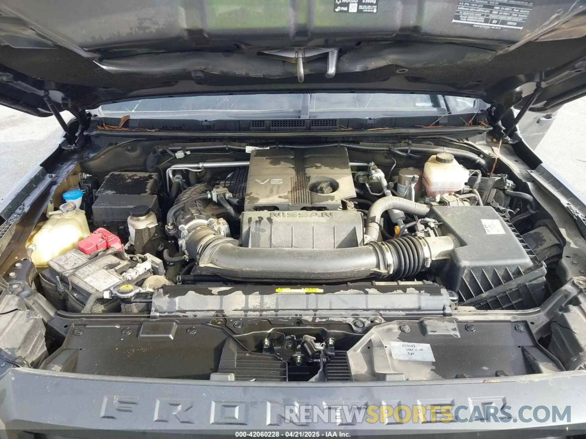 10 Фотография поврежденного автомобиля 1N6ED1CL5NN649130 NISSAN FRONTIER 2022