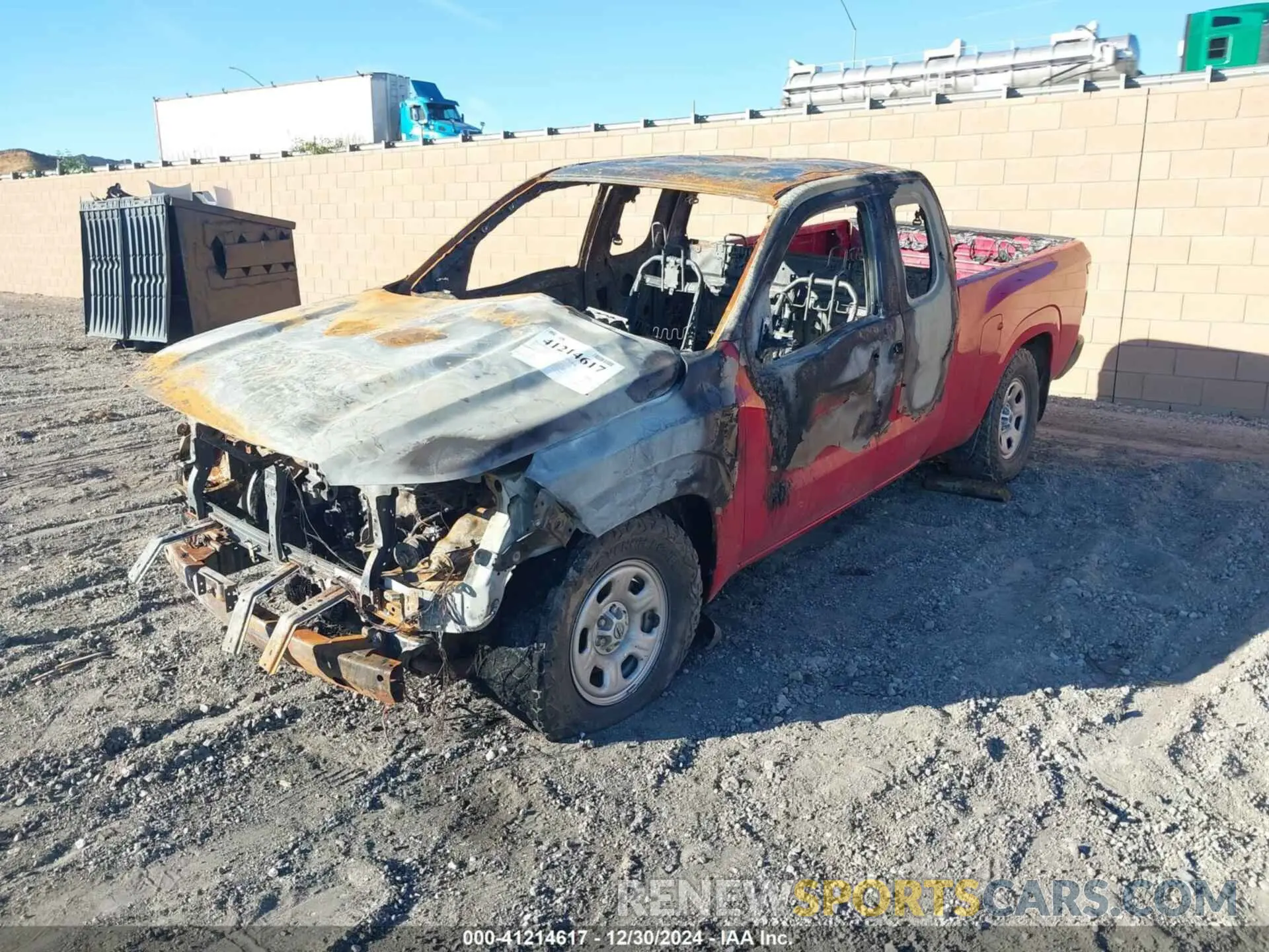 2 Photograph of a damaged car 1N6ED1CLXNN667753 NISSAN FRONTIER 2022