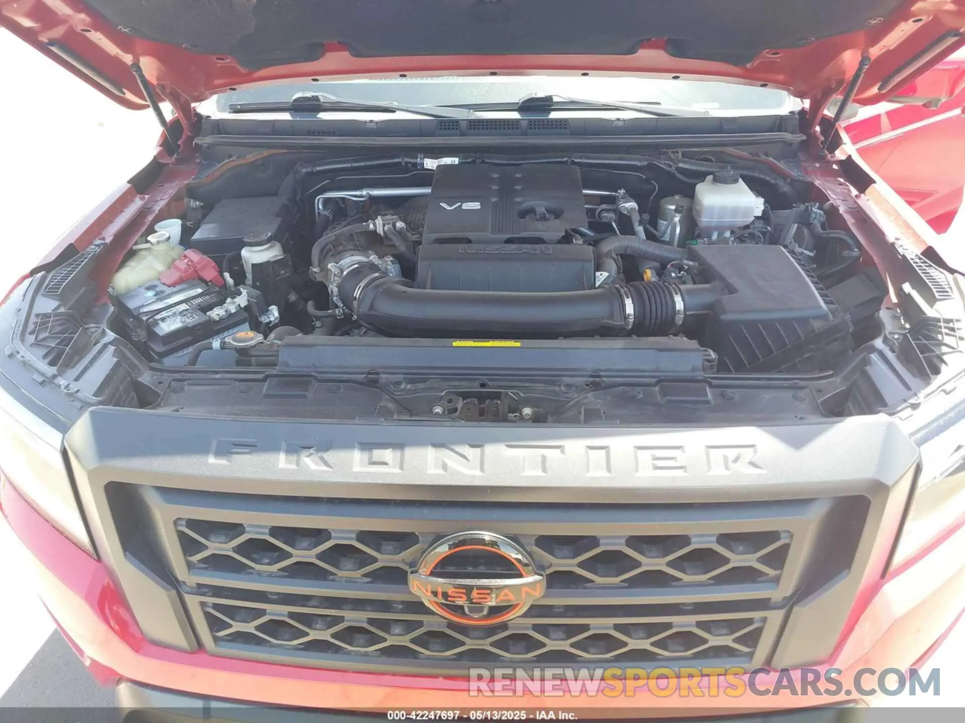 10 Фотография поврежденного автомобиля 1N6ED1EJ0NN617052 NISSAN FRONTIER 2022