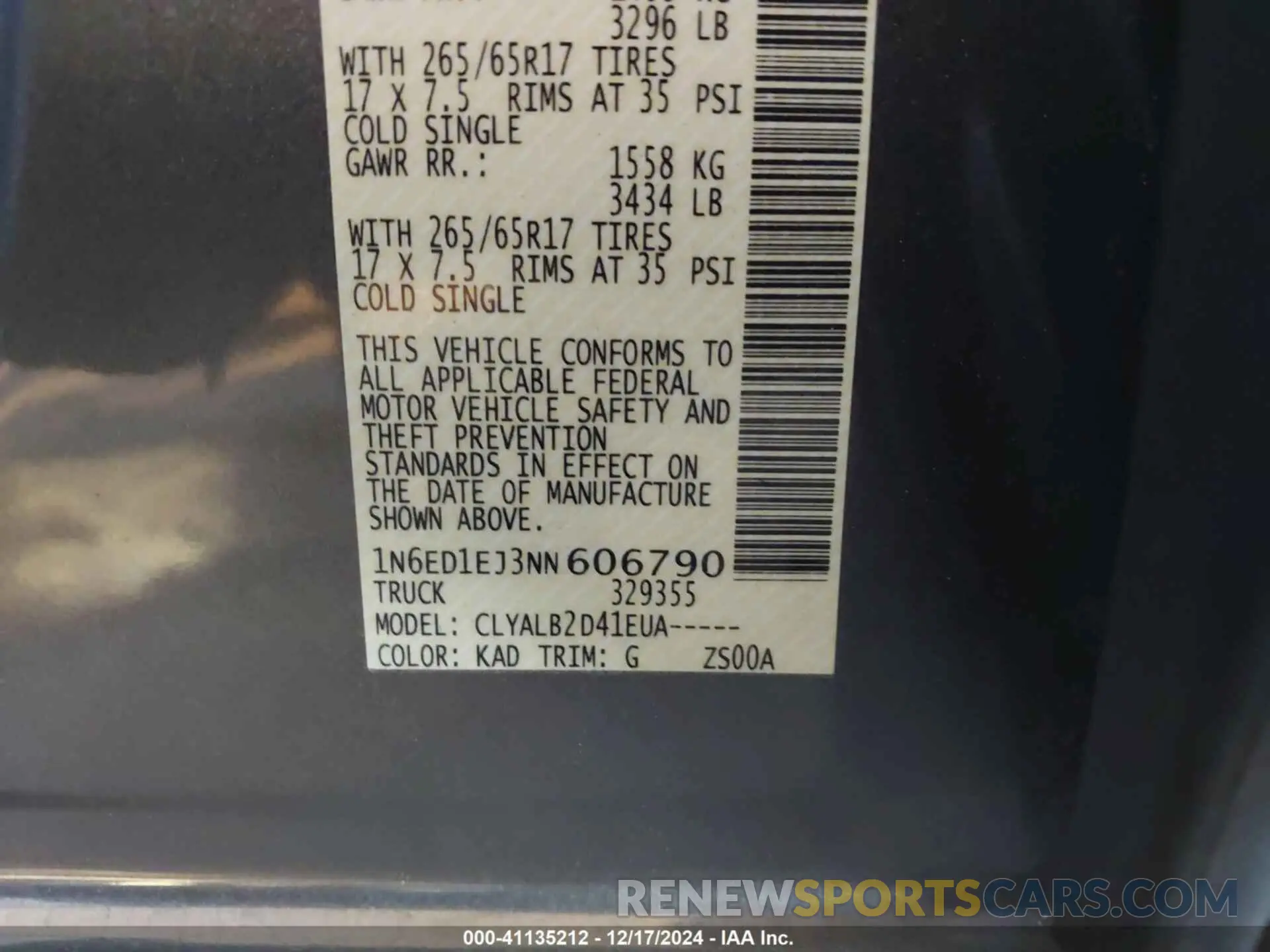 9 Фотография поврежденного автомобиля 1N6ED1EJ3NN606790 NISSAN FRONTIER 2022
